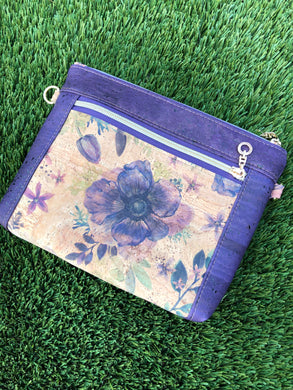 Cork Small Cross Bag- anemone