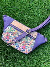 Load image into Gallery viewer, Cork Hip/Sling Bag - Jardin Print