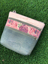 Load image into Gallery viewer, Triple Zipper Cork Cross Body Bag