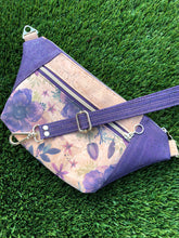 Load image into Gallery viewer, Cork Hip/Sling Bag - Anemone