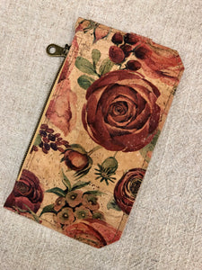 Cork Purse Pal- Ranunculus