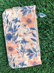 Cork Purse Pal- wild flowers