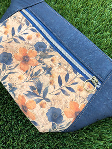 Cork Hip/Sling Bag - Wild Flowers