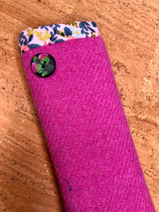 Harris Tweed Cloth Eye Glass Sleeve