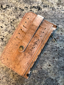 Cork Purse Pal - Brown Dots