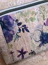 Load image into Gallery viewer, Cork Cross Body - anemone print